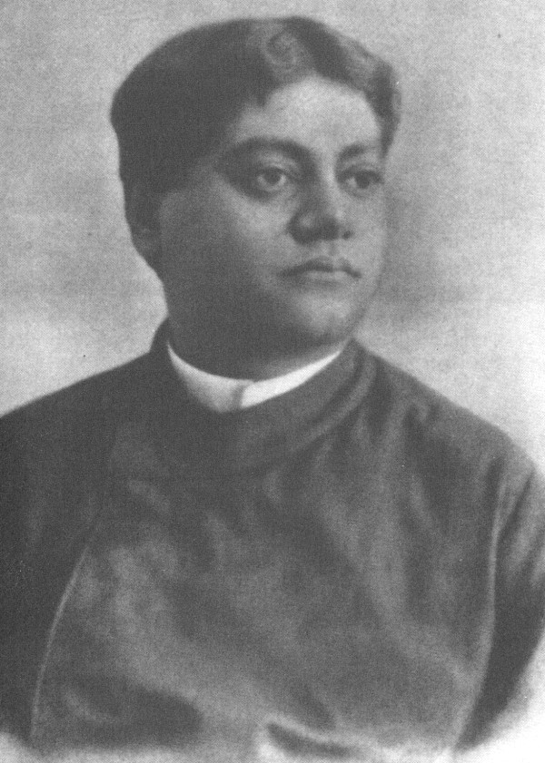 Vivekananda speaking at the 1893 Parliament of Religions
