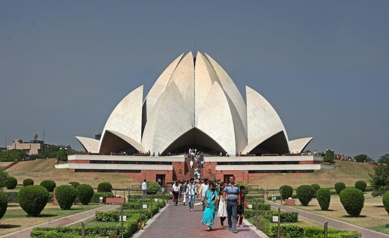 Lotus temple daytime