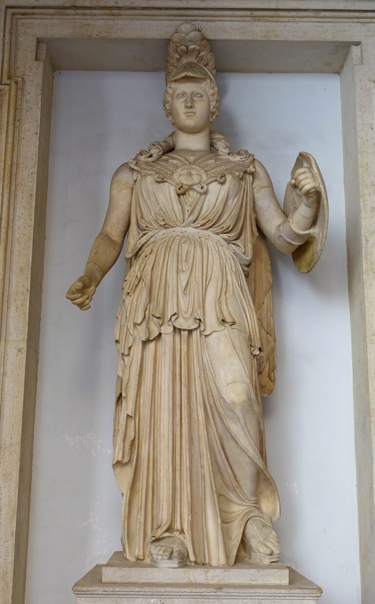 Colossal statue of Minerva, S 37, Roman, 2nd century AD, marble