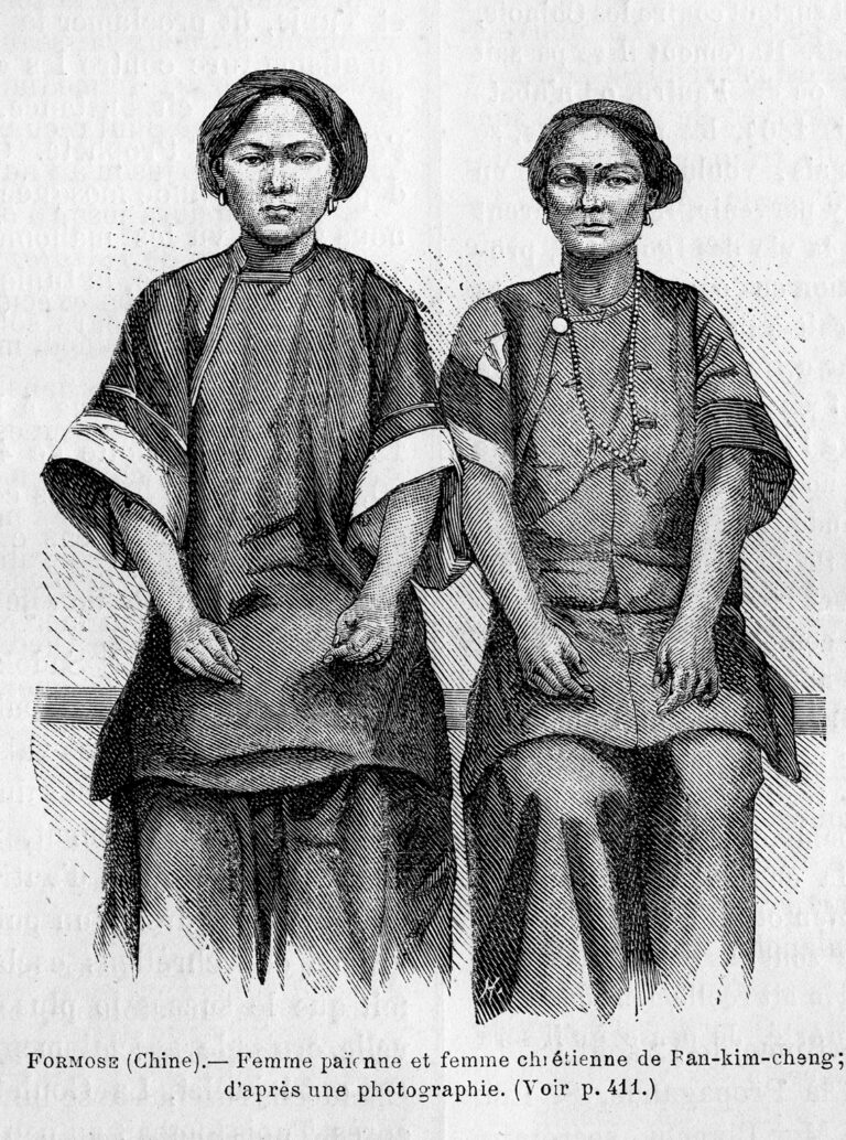 Women of different religion in Ban-kim-cheng Formosa
