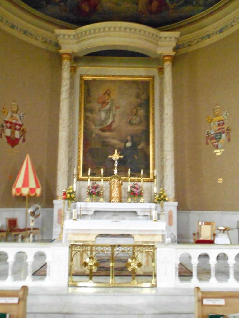 Conewago Chapel RC altar Adams Co PA
