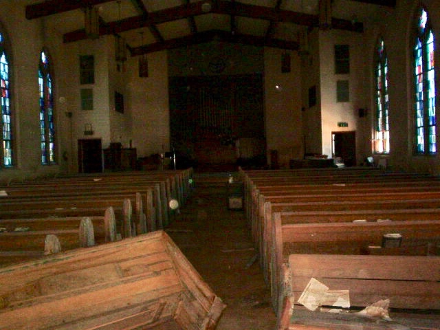 Interior of the First Unitarian Universalist Church in New Orleans