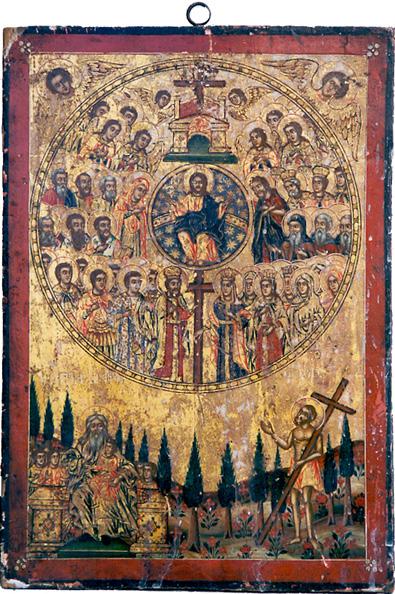 All Saints Sunday icon from Saint Paraskevi Church