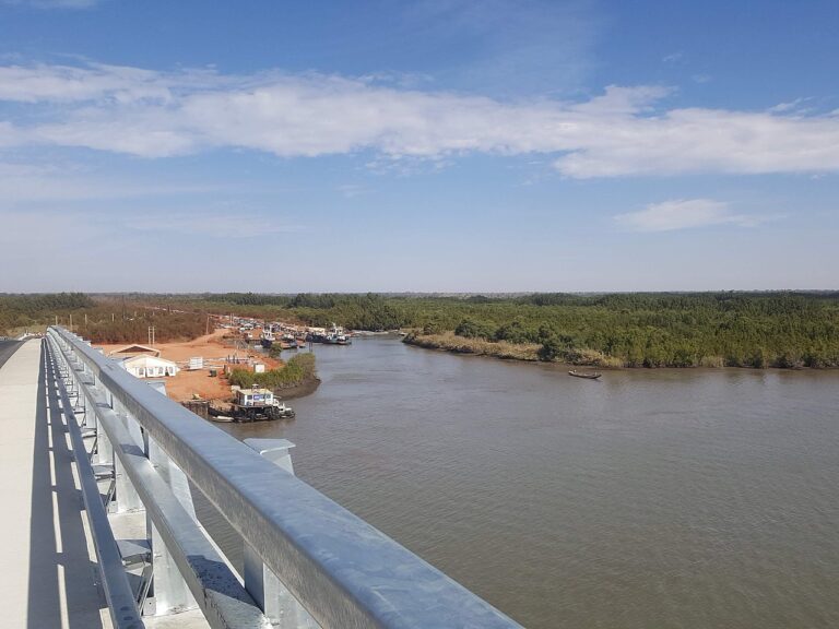 Senegambia Bridge Peak Northward View