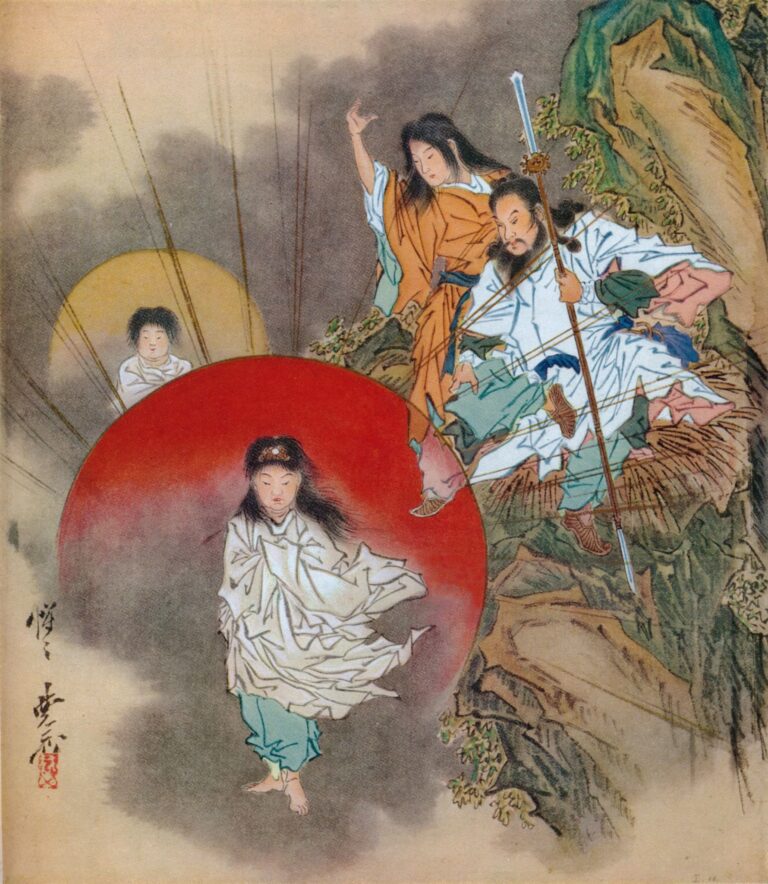Installation of the sun goddess Amaterasu