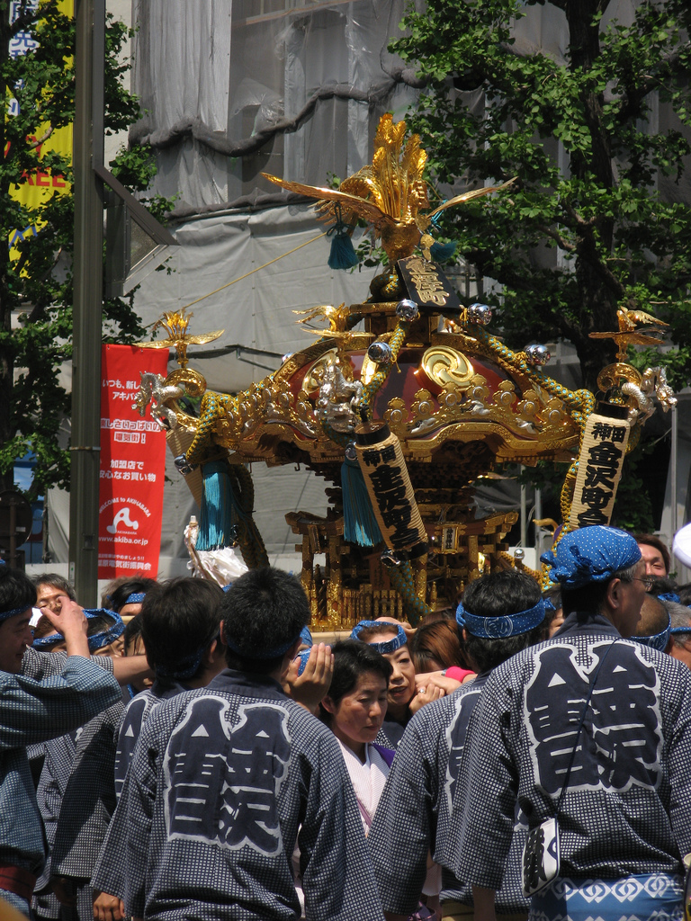 Mikoshi at the Kanda Matsuri