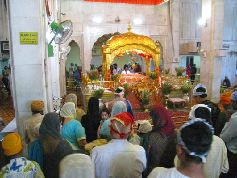 Inside Sikh Gurdwara