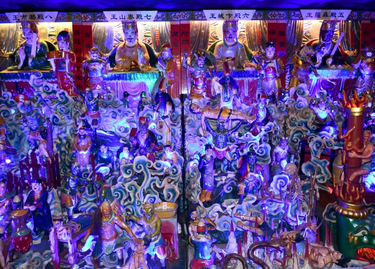 Ten Courts of Hell Display at Bao Gong Temple, Singapore