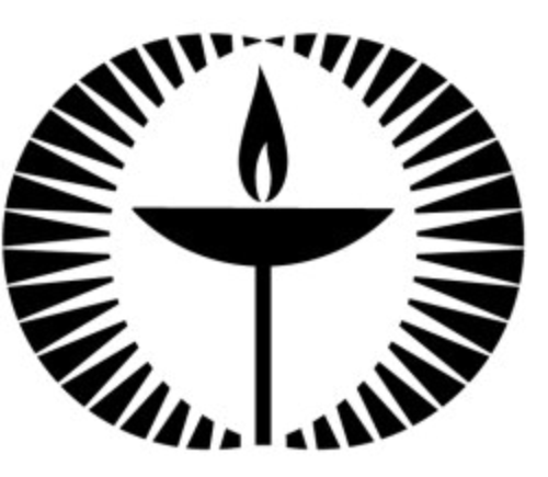 Unitarian Universalist Association lightburst (blue)