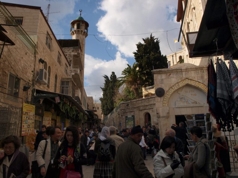Church, mosque, and synagogue in Jerusalem