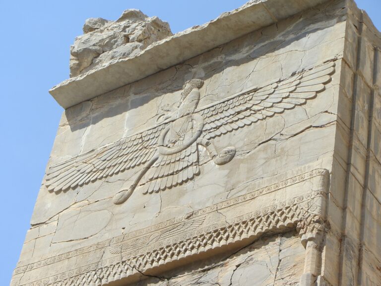 Faravahar relief