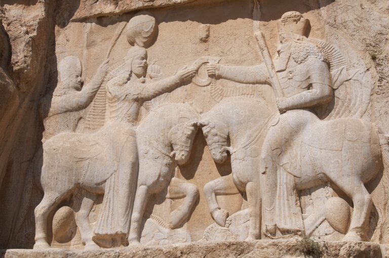 Ahura Mazda Invests Ardashir I with the Ring of Kingship