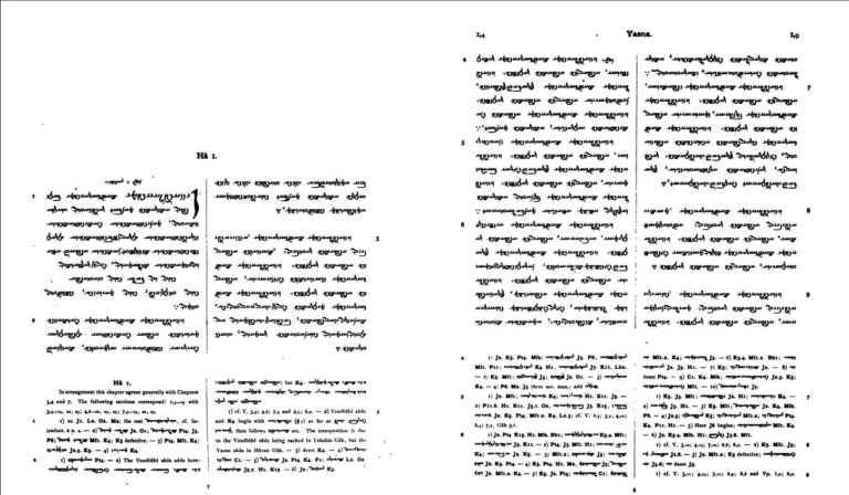 Scholarly printed edition of the Avesta