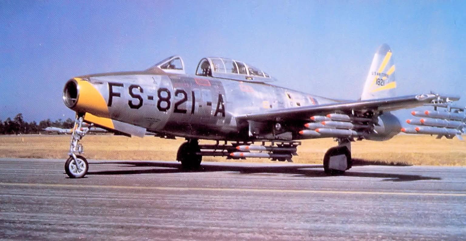 Republic F-84 Thunderjet - 31st Fighter Escort Wing Republic F-84G-1-RE Thunderjet Republic F-84 Thunderjet ? History, Technical Data & Photos ? AeroCorner