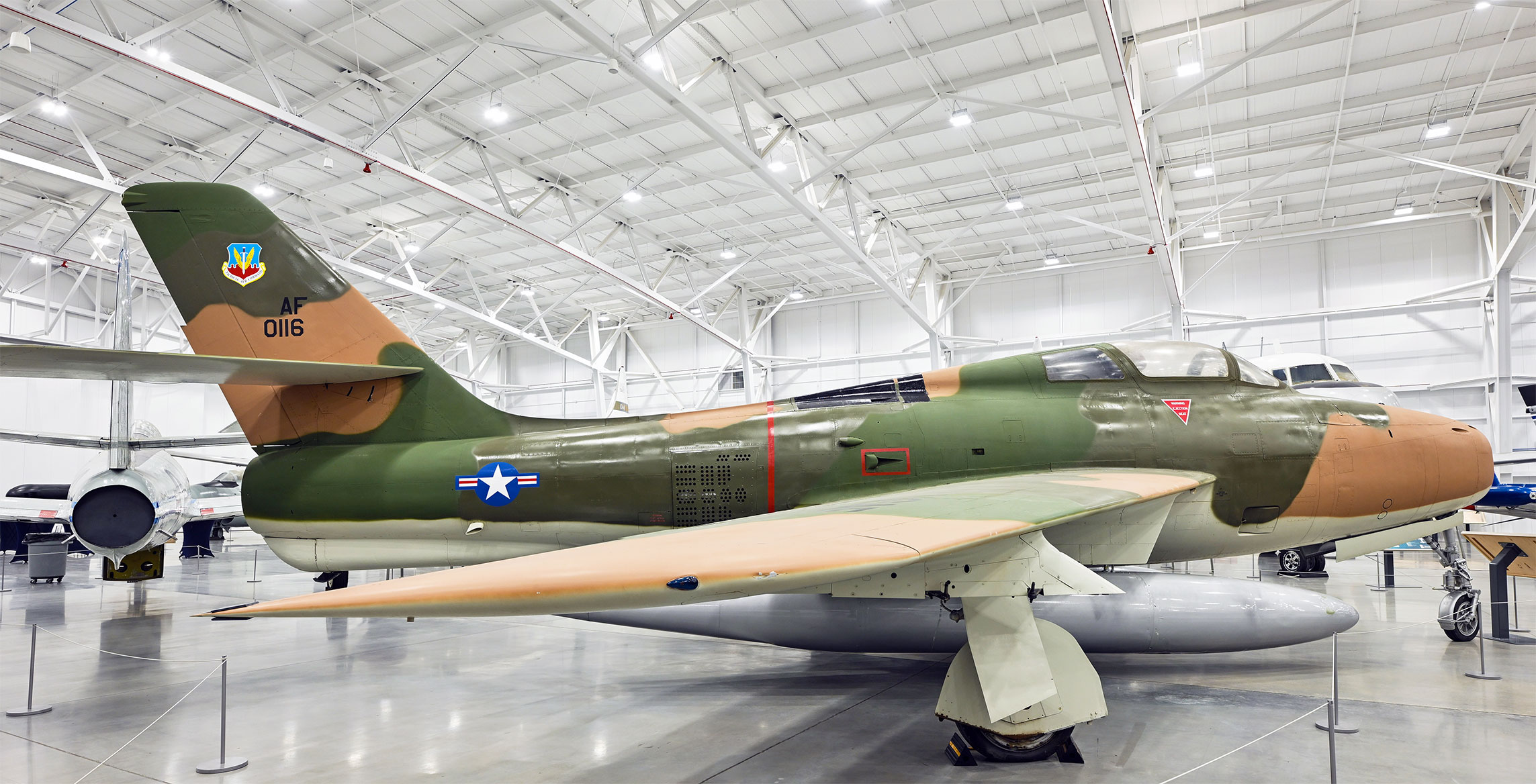Republic F-84F Thunderstreak - Republic F-84F Thunderstreak Hill Aerospace Museum