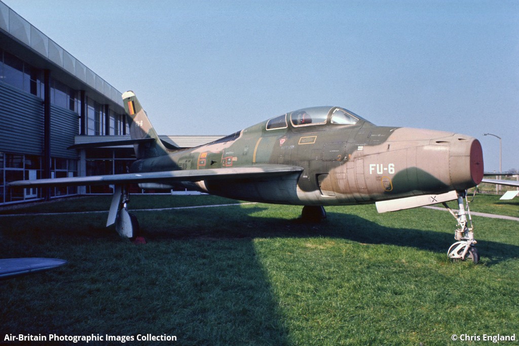 Republic F-84F Thunderstreak - Republic F-84F Thunderstreak, FU-6, Historic Aircraft Museum : ABPic