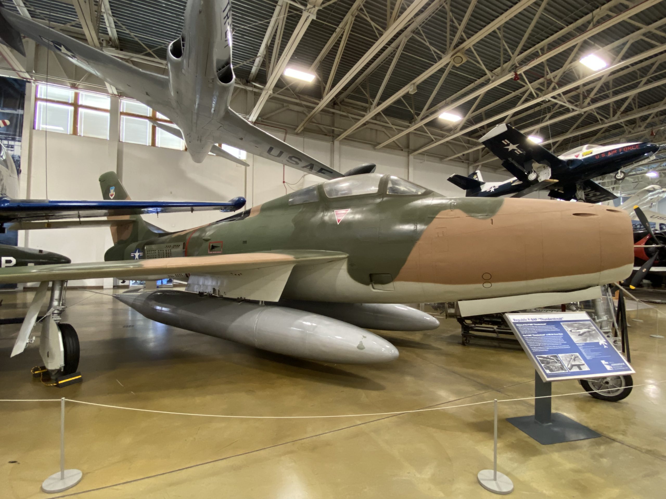 Republic F-84F Thunderstreak - Republic F-84F Thunderstreak Hill Aerospace Museum