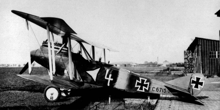 Rumpler C.IV in German markings