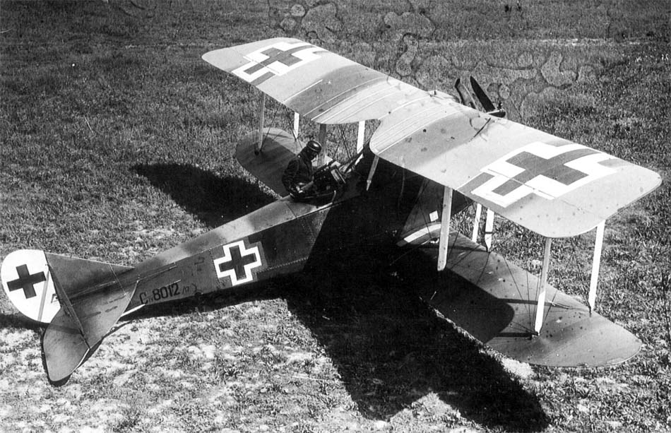 Rumpler C.IV viewed from above