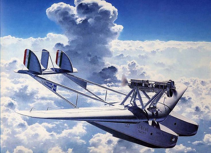 Savoia-Marchetti S.55 - Savoia Marchetti S.55 1924 Flying boat, Aircraft, Vintage aircraft