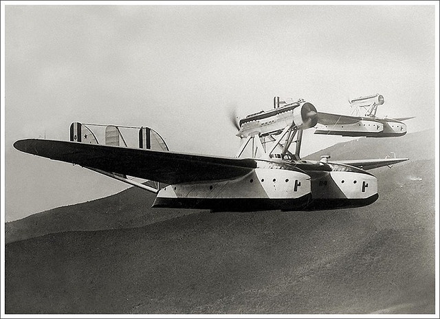 Savoia-Marchetti S.55 - Savoia Marchetti S. 55 Flying boat, Aircraft, Amphibious aircraft