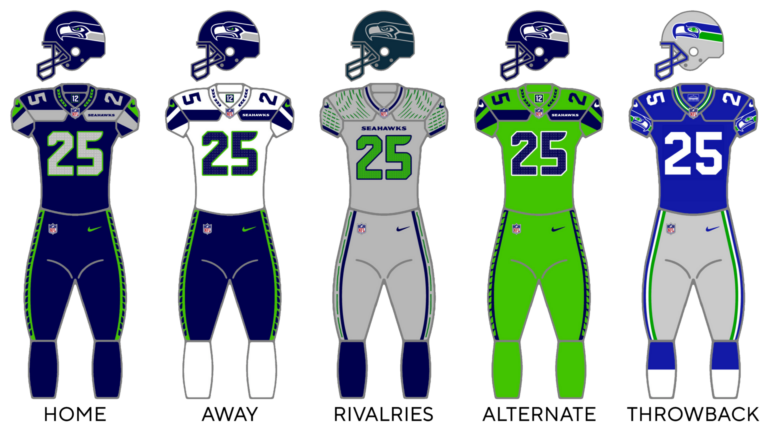 Seattle Seahawks uniform graphic