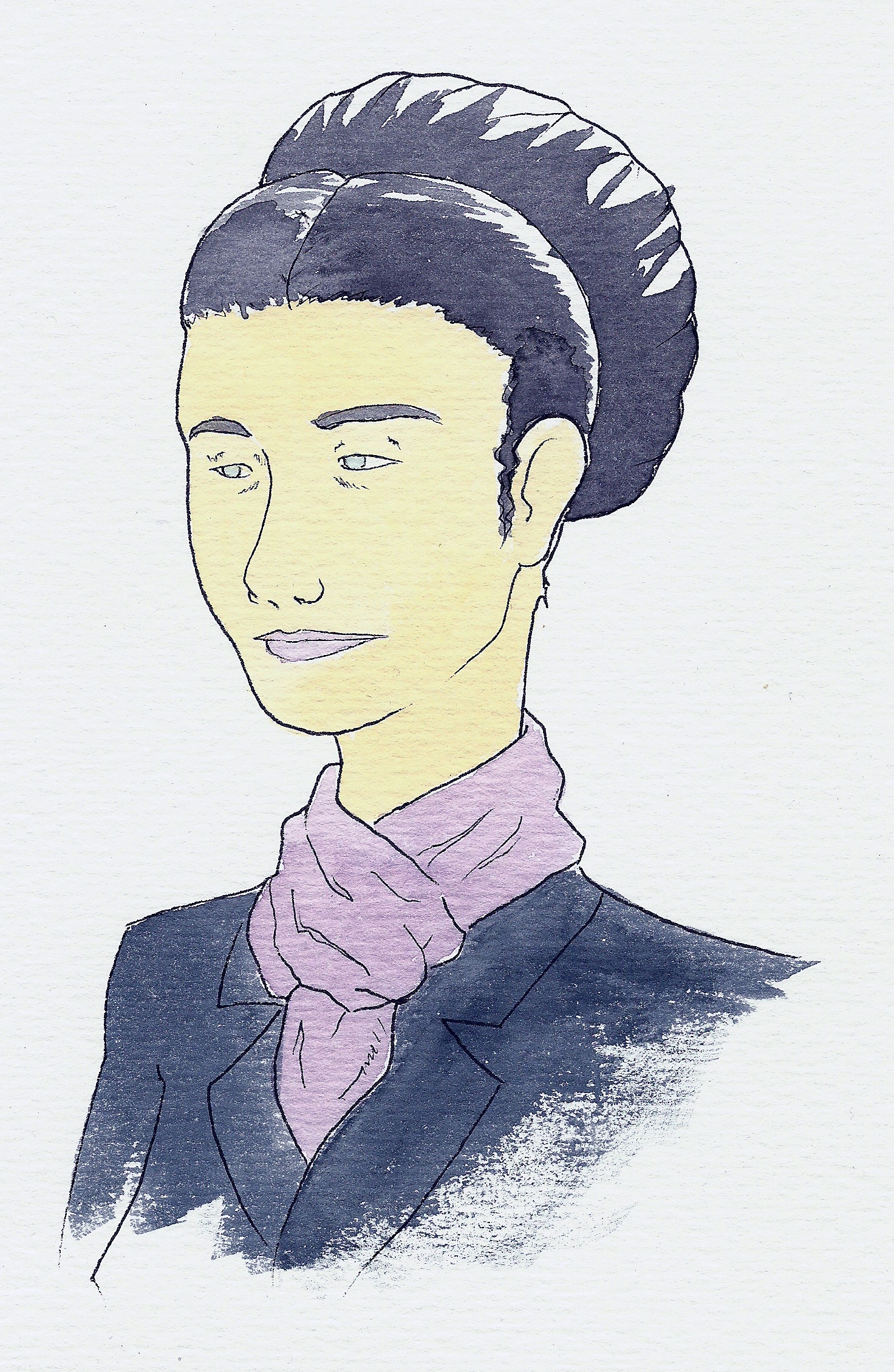 Portrait of Simone de Beauvoir