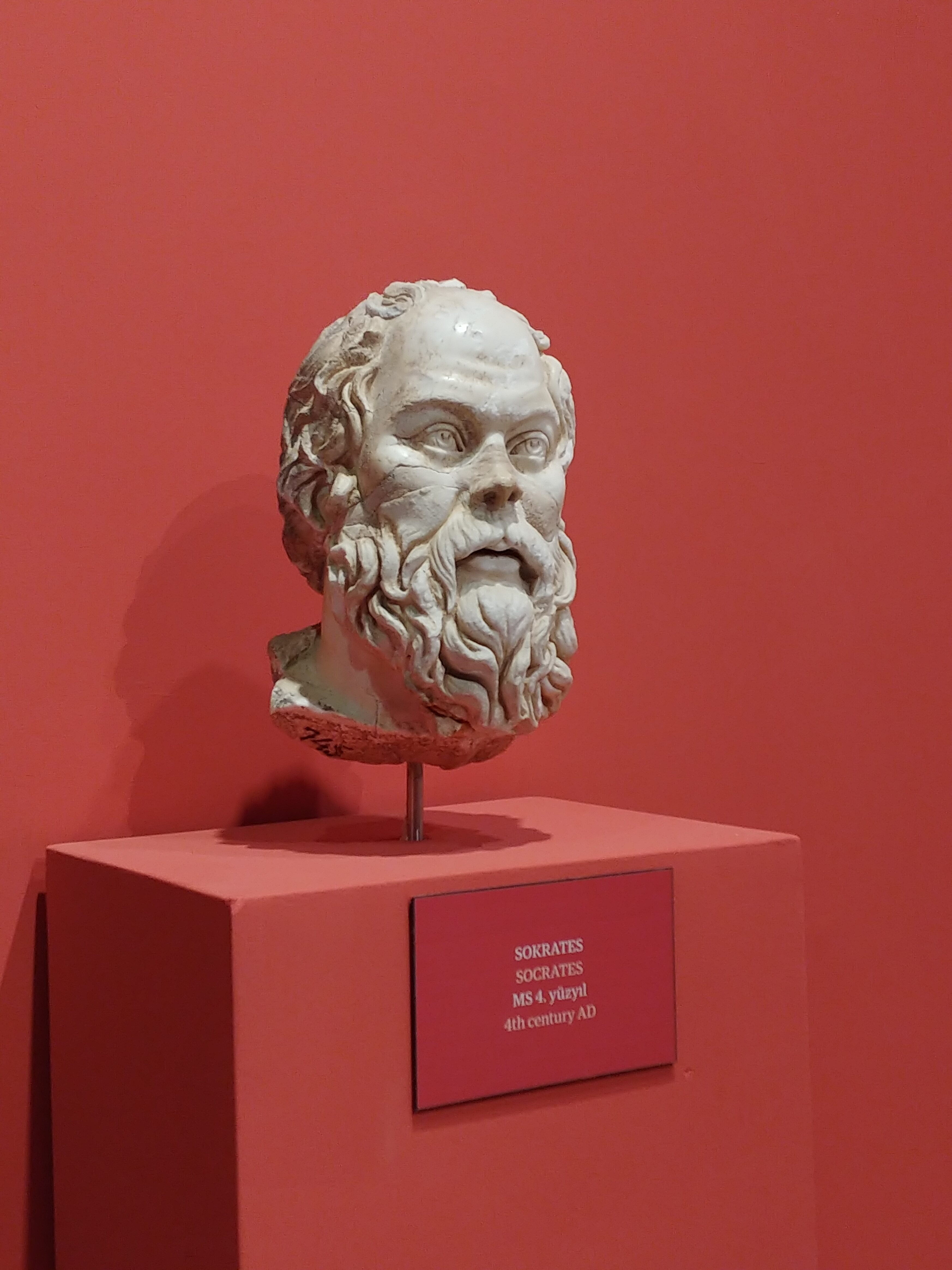 Socrates: Bust of Socrates in the Ephesus Museum