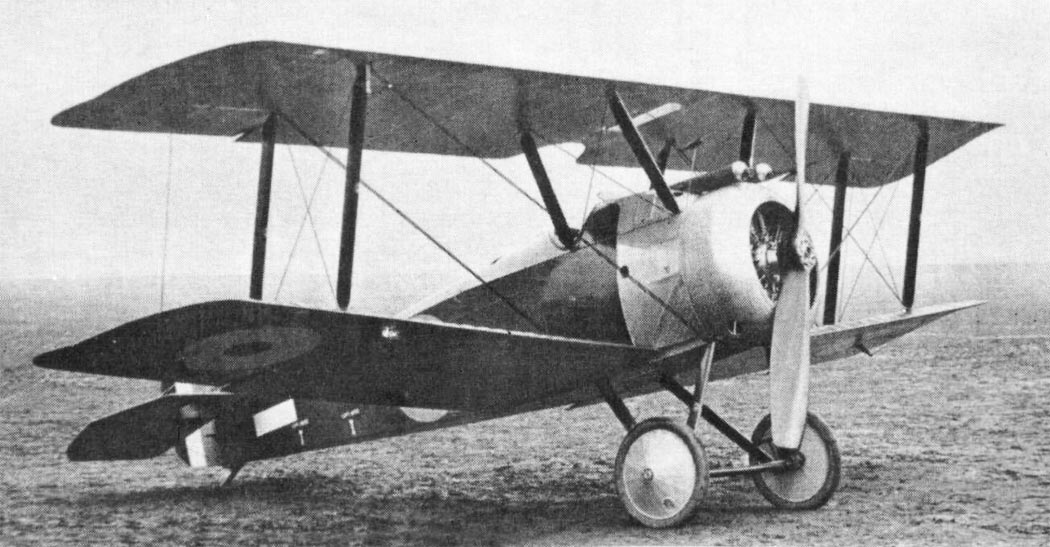 Sopwith Camel parked in profile