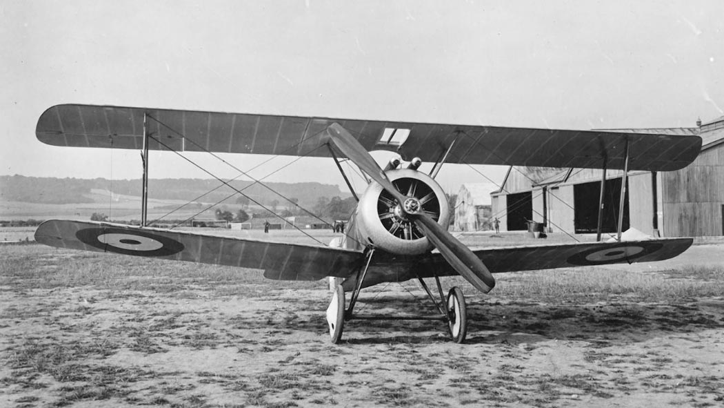 Sopwith Camel head-on view