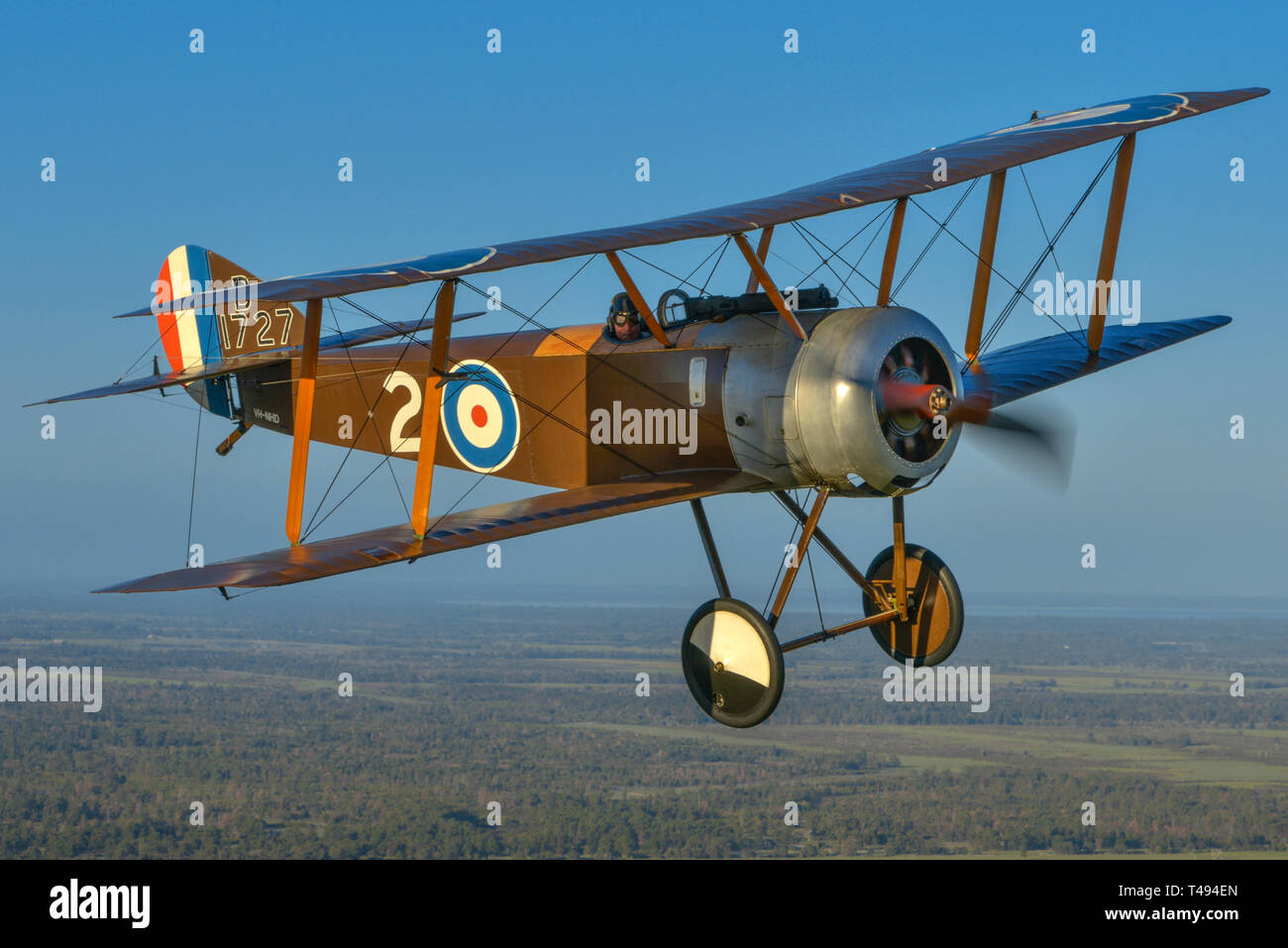 Sopwith Pup - Air to air photo shoot of a First World War Sopwith Pup biplane