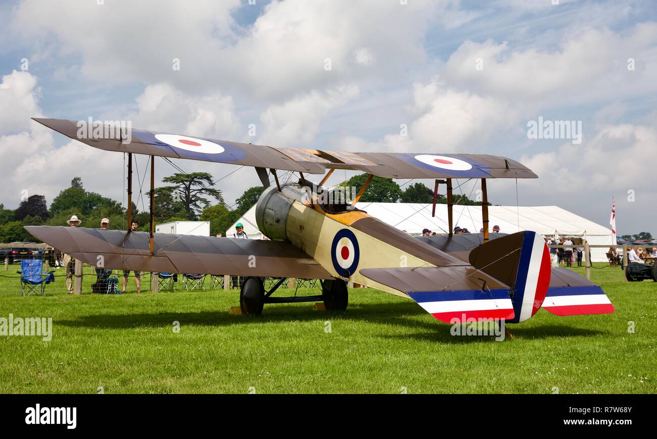 Sopwith Pup - British single seater biplane fighter aircraft hi-res stock photography