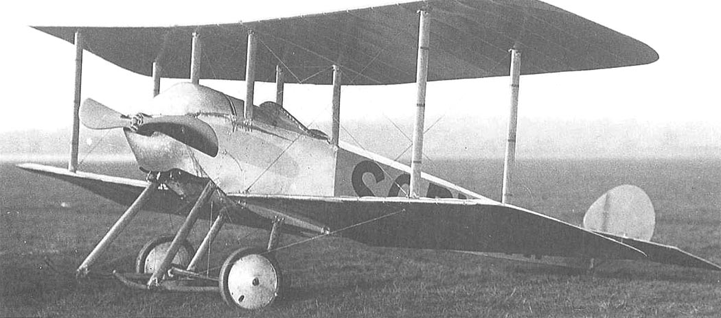 Sopwith Tabloid side view on the ground