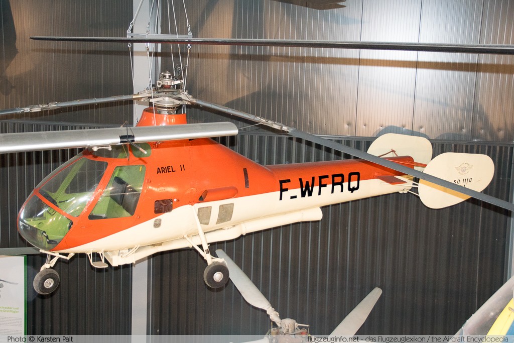 Sud-Ouest SO.1110 Ariel - Sud-Ouest SO-1110 Ariel II, , Registrierung F-WFRQ, , Copyright Karsten