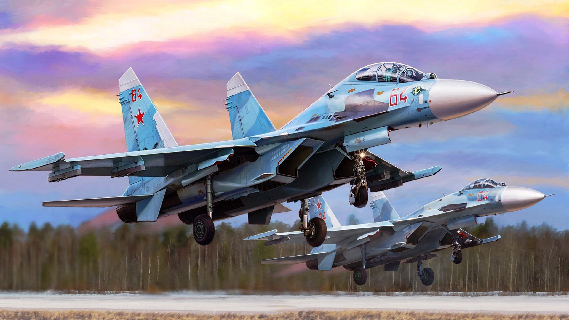 Sukhoi Su-27 - Download Warplane Aircraft Jet Fighter Military Sukhoi Su-27 HD Wallpaper
