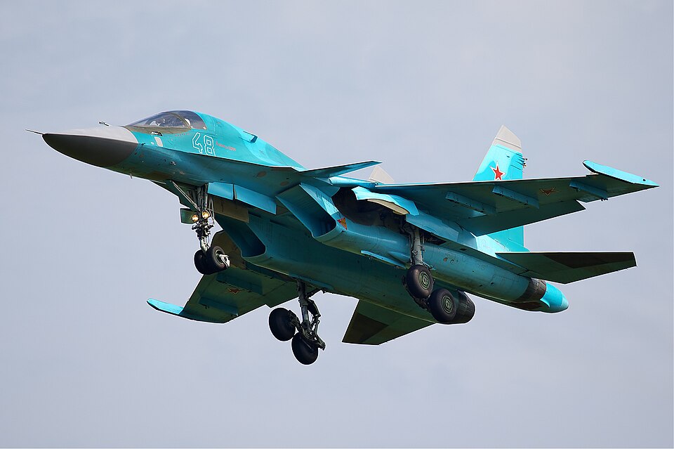 Sukhoi Su-34 - Russian Air Force Sukhoi Su-34 Belyakov 13august2011