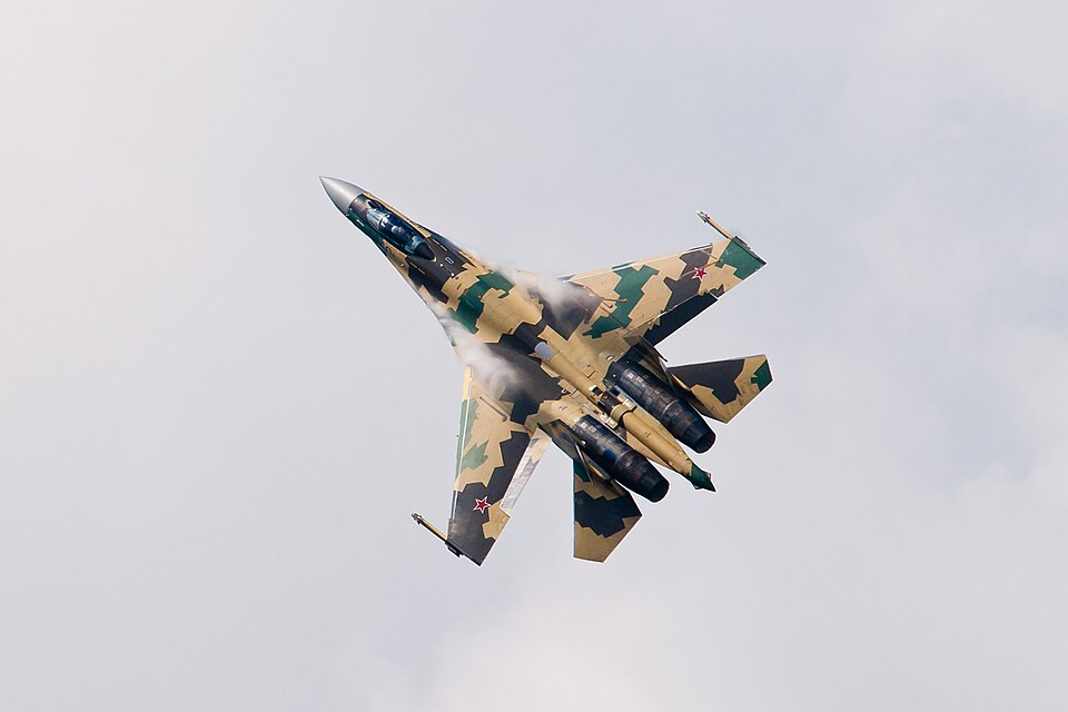 Sukhoi Su-35 - Sukhoi Su-35 at 100 Year Anniversary Russian Air Force 2012-08-12 1