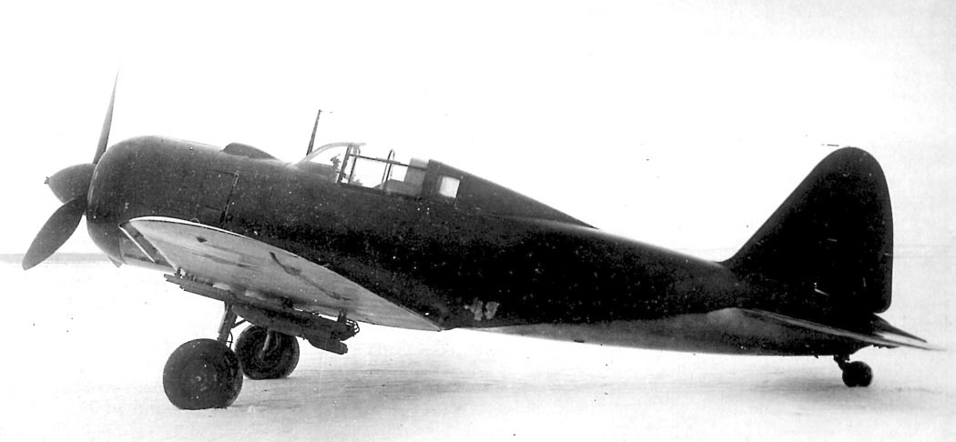 Sukhoi Su-6 photographed on the ground from a forward angle.