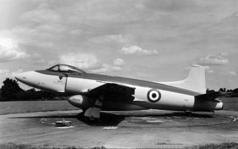 Supermarine Attacker - A Supermarine Attacker FB.2 in August 1952