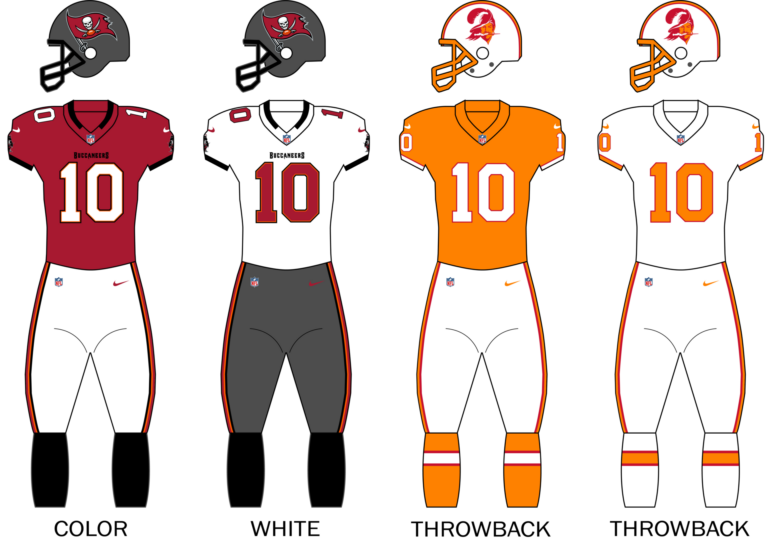 Tampa Bay Buccaneers uniform graphic