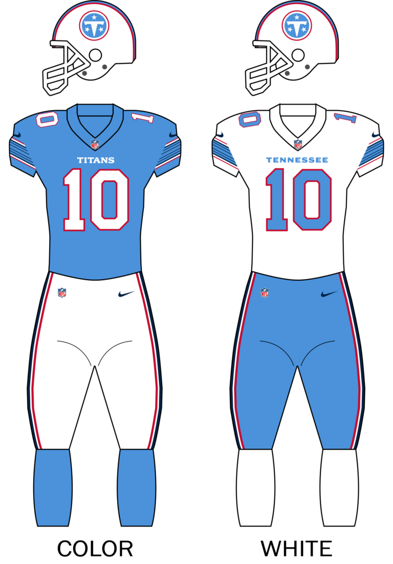 Tennessee Titans uniform graphic