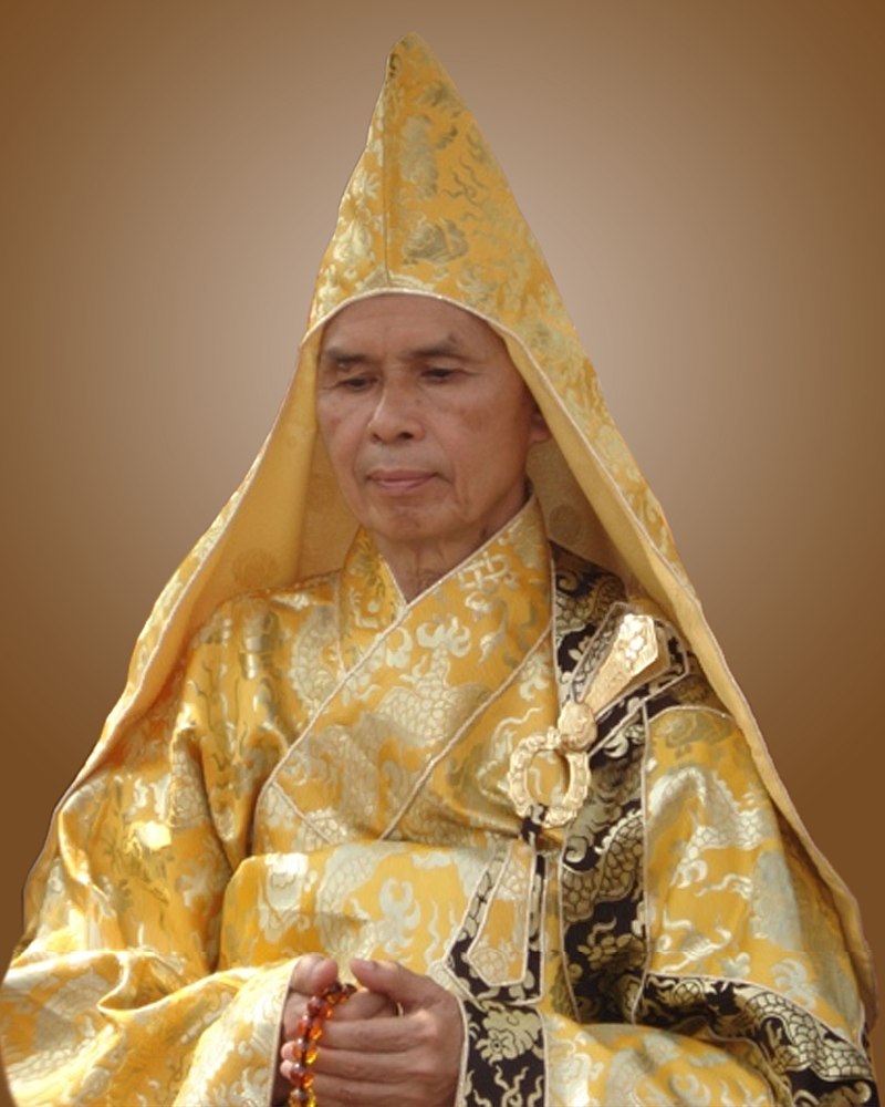 Formal portrait of Thich Nhat Hanh