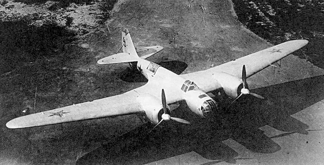 Tupolev SB viewed from above