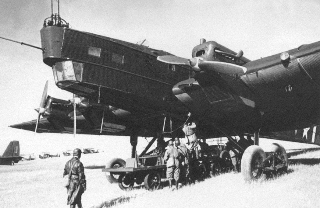 Tupolev TB-3 heavy bomber aircraft