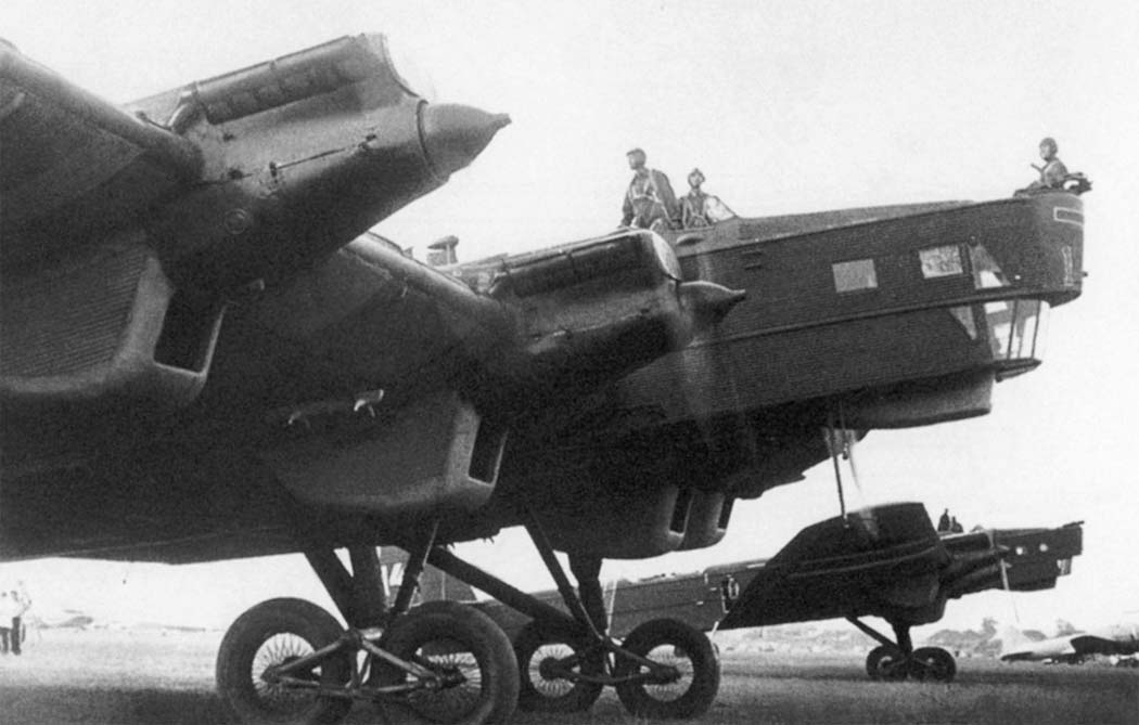 Tupolev TB-3 four-engine heavy bomber aircraft