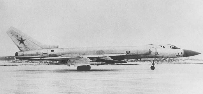 Tupolev Tu-128 long-range interceptor side view