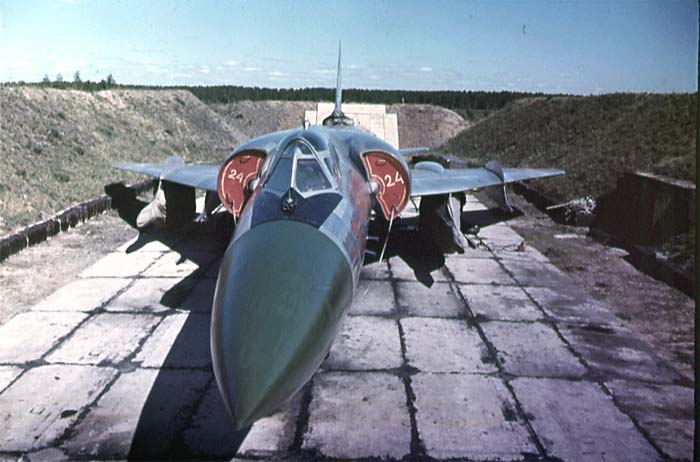 Tupolev Tu-128 interceptor front quarter view