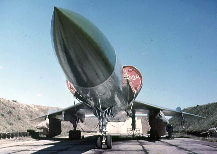 Tupolev Tu-128 interceptor fuselage view