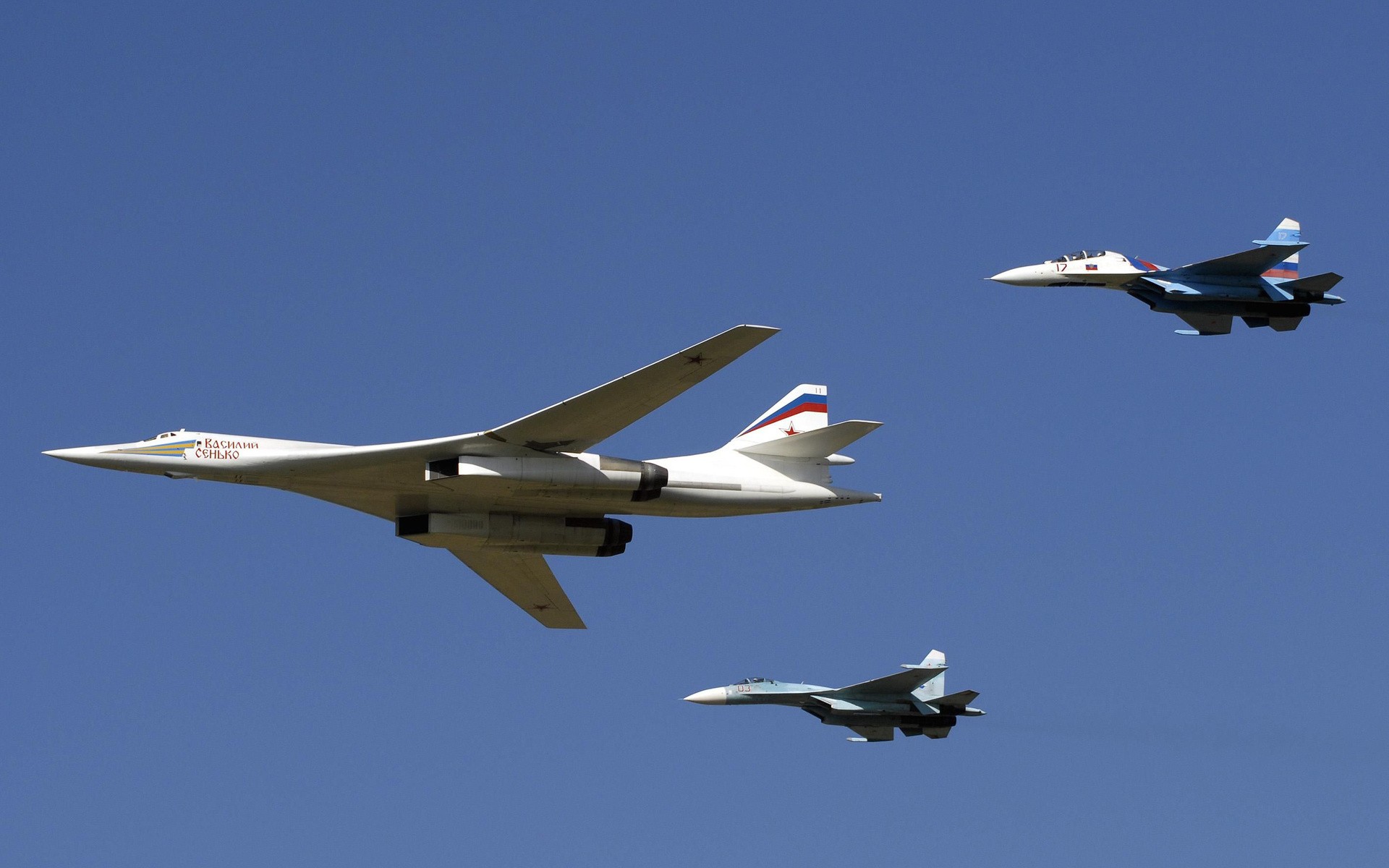 Tupolev Tu-160 - aircraft, military aircraft, Tupolev Tu, 160, jet fighter - wallpaper