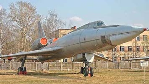 Tupolev Tu-22 Blinder supersonic bomber preserved outdoors